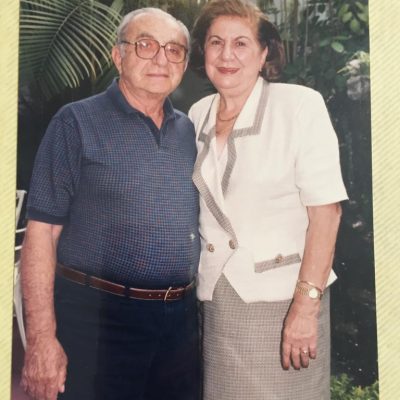 Georgette Saker y Alfredo Farah